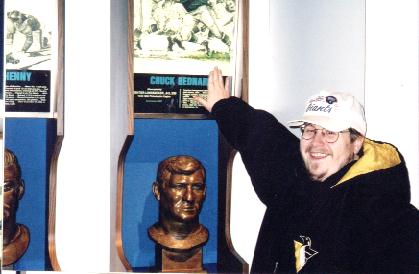 Ed's Brother Chuck at Football Hall of Fame - 2002