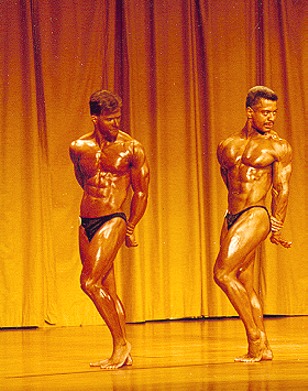 Edward Bednar III on Stage in Contest