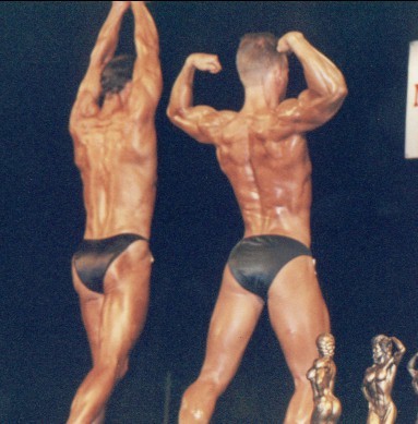 rear double biceps