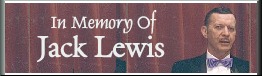 In Memoriam - Jack Lewis